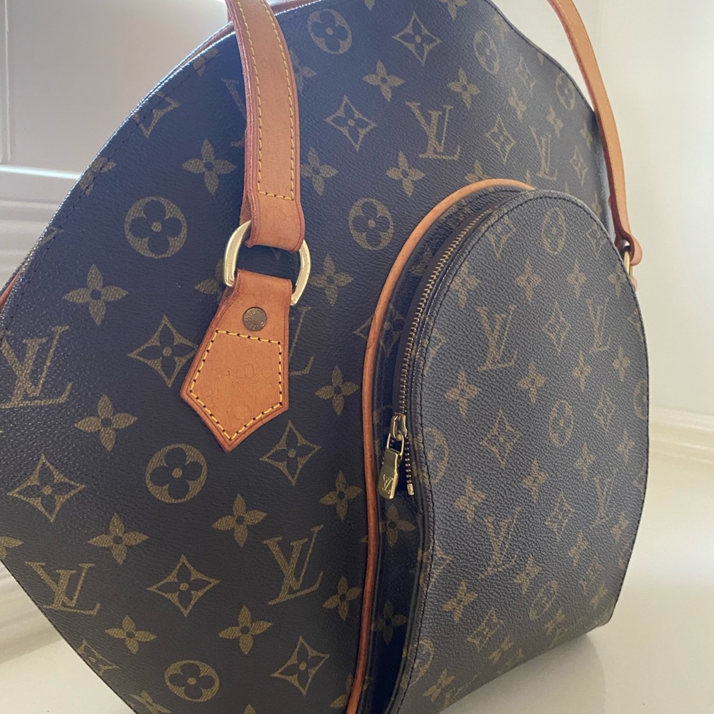 Vintage Monogram Canvas Ellipse Shopping Bag Louis Vuitton